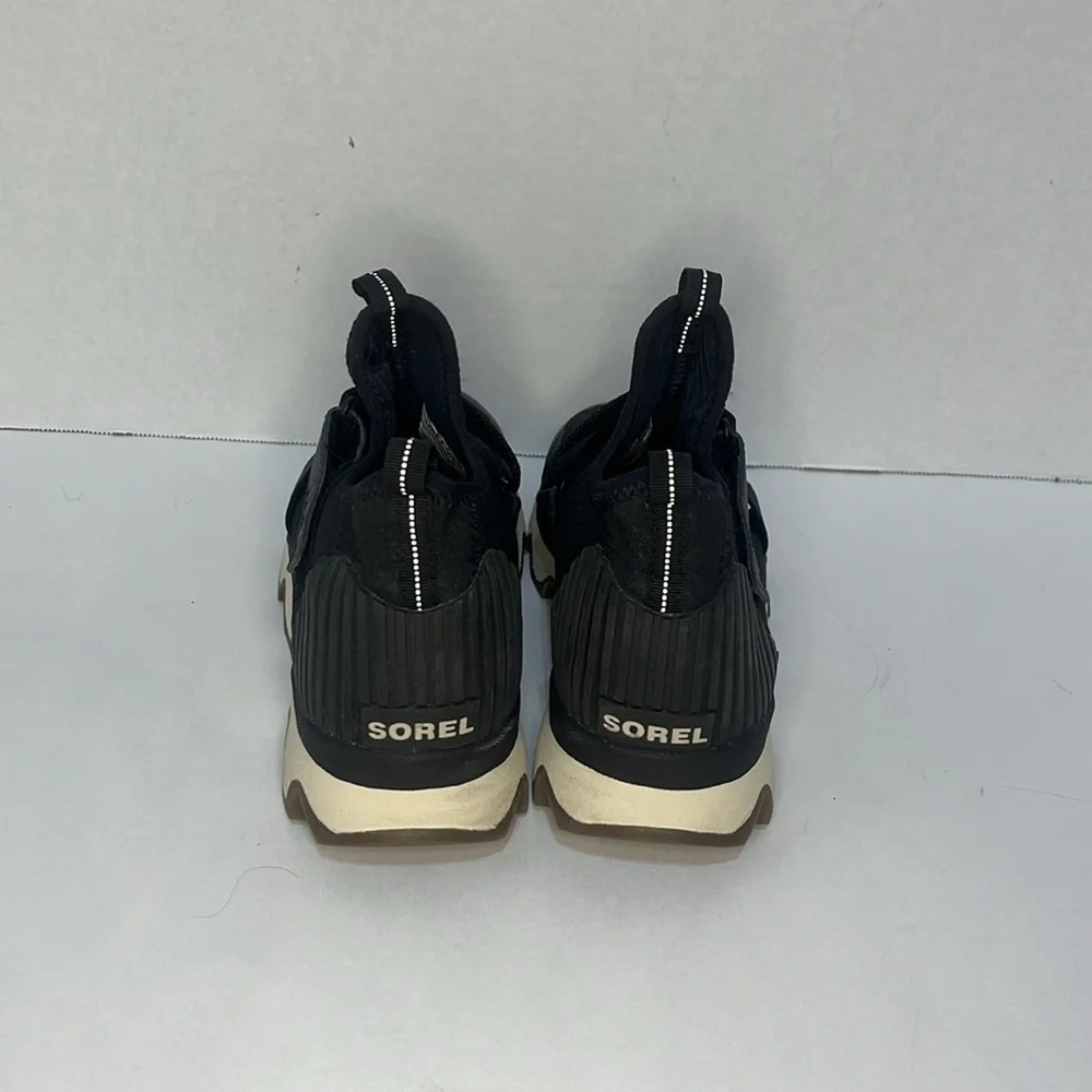 Sorel Womens Kinetic Sneak NL3374-010 Black Slip On Sneaker Shoes US 8.5‎